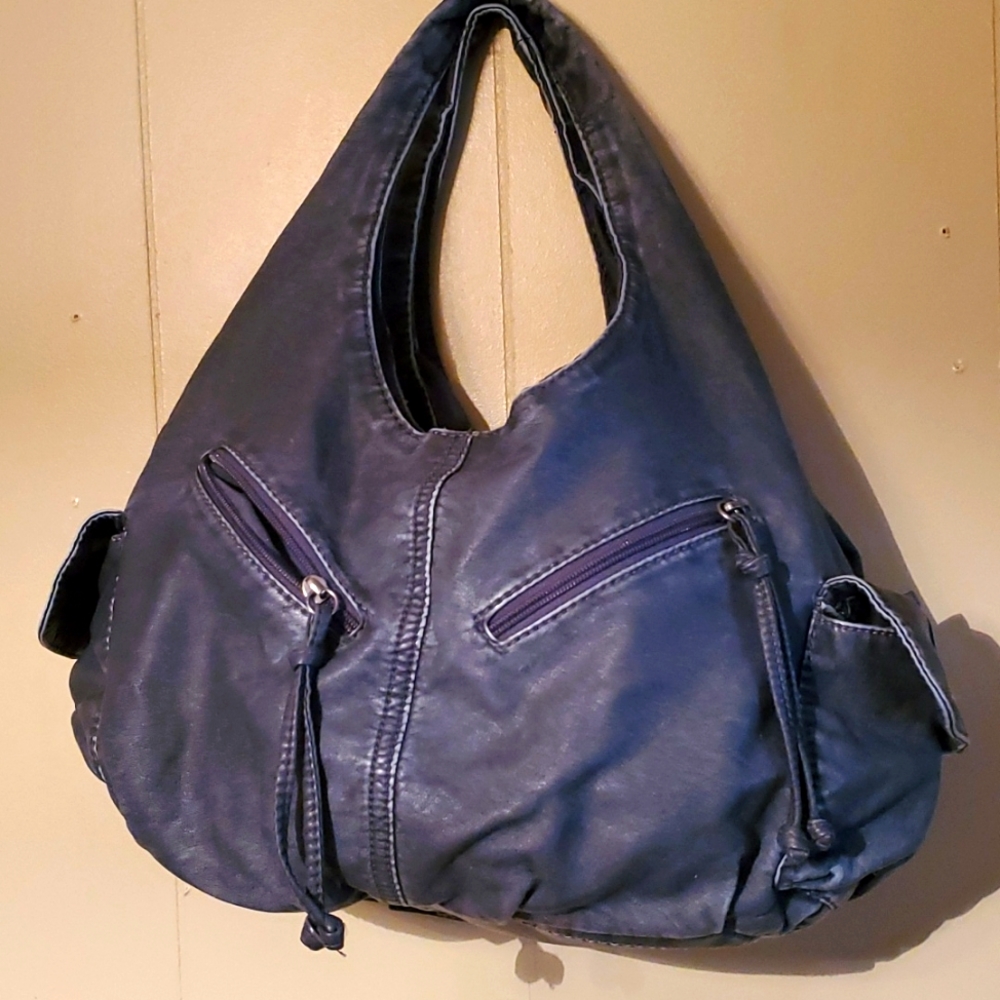 Denim-like purse